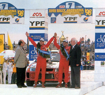 Rally Argentina C&oacute;rdoba 1998